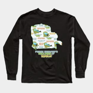 Pierre Bernard’s Recliner Of Rage Circle Design Long Sleeve T-Shirt